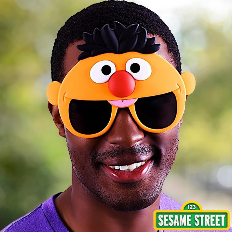 Sun-Staches Official Sesame Street Sunglasses | Ernie, Bert, Elmo, Cookie | Costume Accessory Mask | One Size Fits Most - Image 5