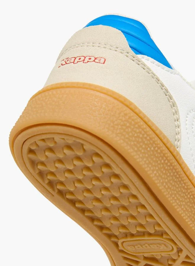 Kappa Beige Boys Hook And Loop School Sneakers for Men | Best Price UAE