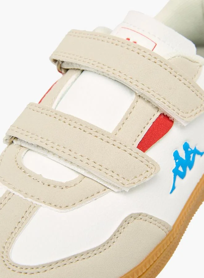Kappa Beige Boys Hook And Loop School Sneakers for Men | Best Price UAE