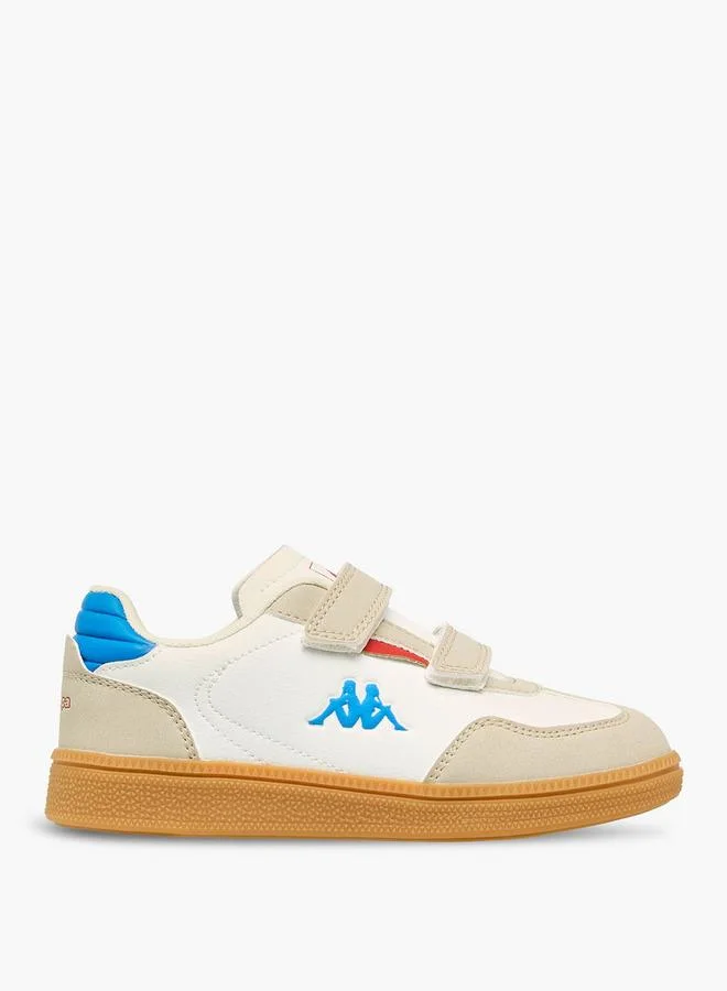Kappa Beige Boys Hook And Loop School Sneakers for Men | Best Price UAE