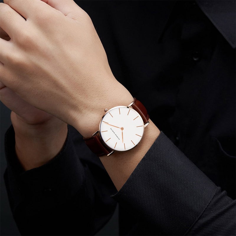 Men's Watches Luxury Quartz Wristwatch for Men Business Casual Watch Fashion Watch Band Waterproof Watch - Image 2