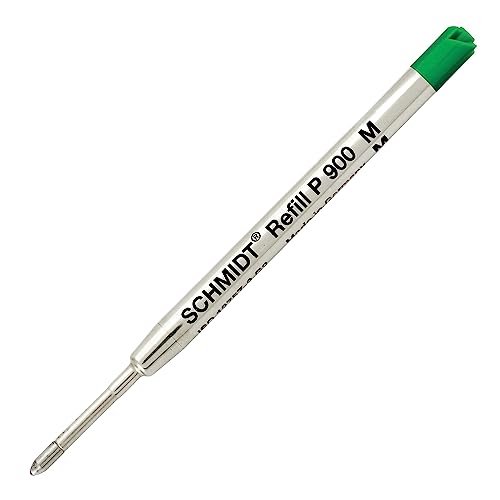 Schmidt P900 Ballpoint Tc Ball Parker Style Refill Medium, Green, 2 Pack Blister (SC58138) - Image 3