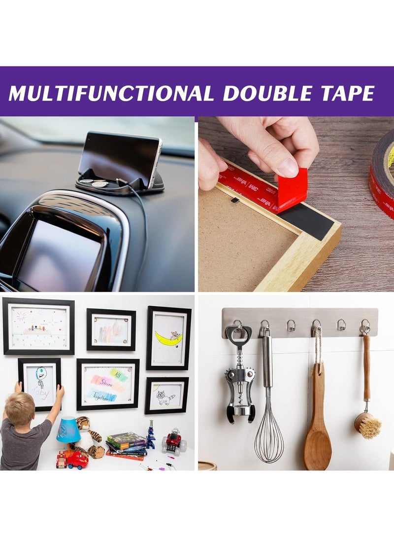 Generic Heavy Duty Double Sided Tape - 25mm x 3m, 1.1mm Thick, Mounting Adhesive Foam Tape for Automotive, Home, Office Decor (25mm x 3m)  - Image 5