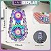 Chilvil Easter Basket Stuffer for Teens Boys Metal Fidget Spinner Toys for Adults Figette Bike Chain Roller Cool Gadgets ADHD Anxiety Stress Relief Items Figet Desk Offices EDC Men RainbowBlue - Image 4