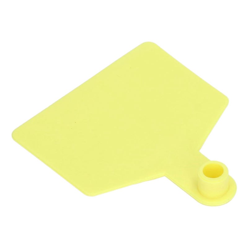 Cattle Ear Large, Animal Identification, Yellow Livestock Handling Supplies with 100 Set, Plastic Ear for Cattle, to Write and Customize for Farm - Image 2