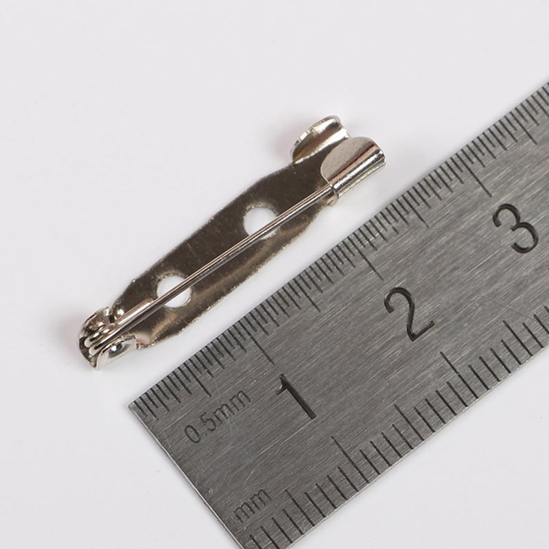 Silver Alloy Safety Pins 400pcs with Lock Head for DIY Jewelry Sewing Crafts Clothes - Image 5