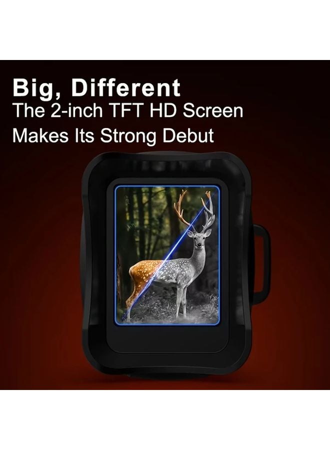 Monocular 32 16X Magnification 1080P IR Night Vision With 2 Inch Screen USB C Rechargeable - Image 4
