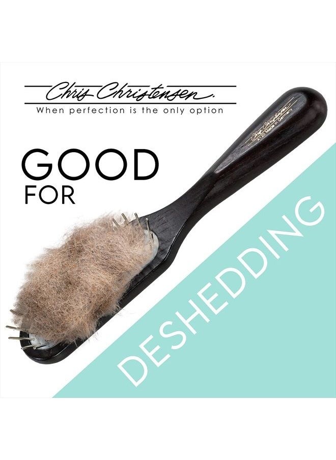 Chris Christensen - Dog Brush, 20 mm. Ice Slip Dematting Brush, Specialty Brushes, Groom Like a Professional, Remove Tough Mats and Tangles, Rounded and Grounded Pins, Doesn't Pull Coat - Image 1