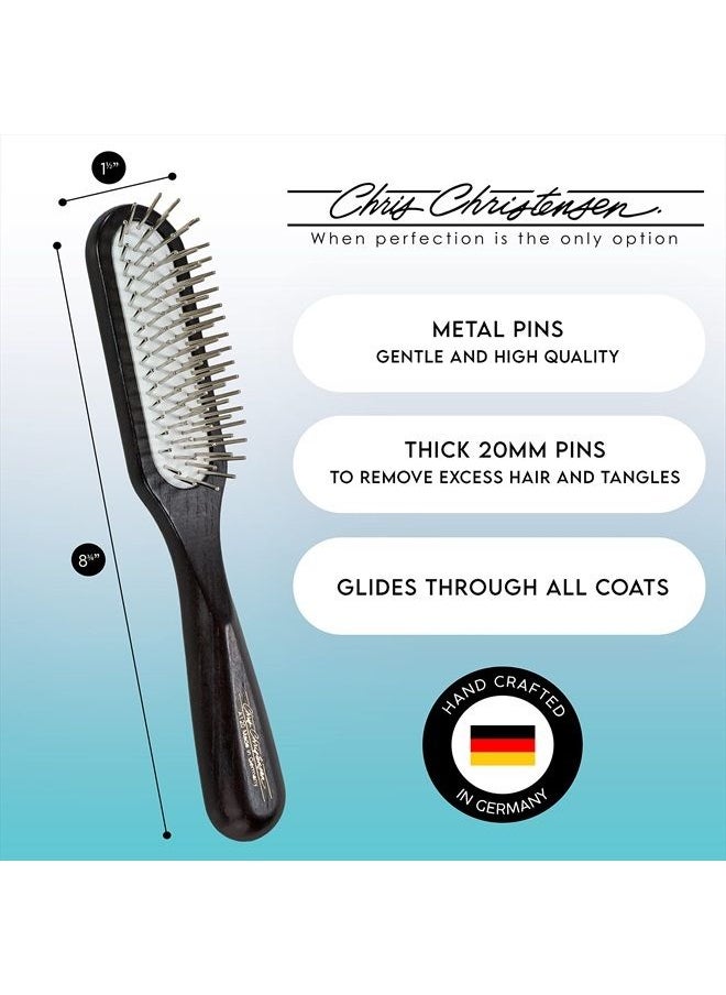 Chris Christensen - Dog Brush, 20 mm. Ice Slip Dematting Brush, Specialty Brushes, Groom Like a Professional, Remove Tough Mats and Tangles, Rounded and Grounded Pins, Doesn't Pull Coat - Image 1