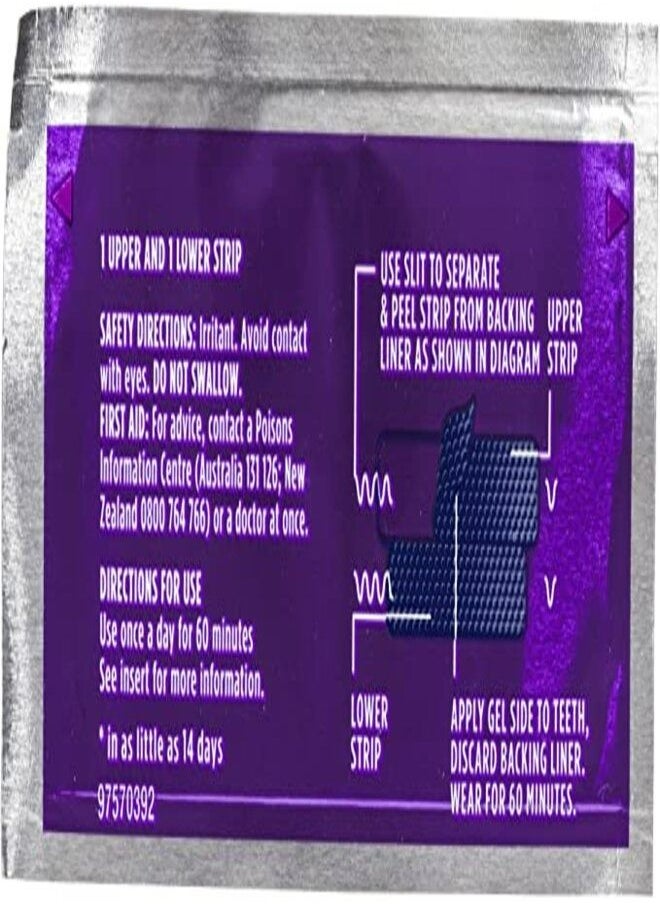 Oral-B - Oral-B 3D White Luxe Advance Seal Whitestrips, 14 Treatments - Image 1
