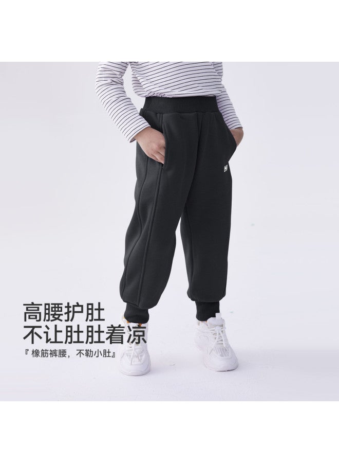 Long time companion Lightweight & Warm Tapered-leg Pants - Boys' Athletic Joggers With Windproof Loose Fit, Versatile Running Pants, High-waisted Sportswear - Image 3