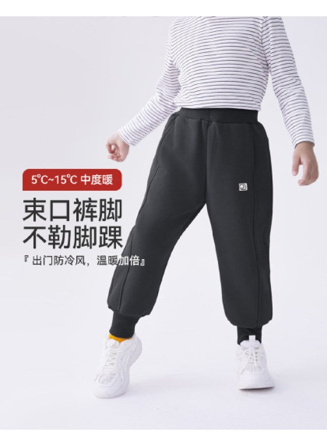 Long time companion Lightweight & Warm Tapered-leg Pants - Boys' Athletic Joggers With Windproof Loose Fit, Versatile Running Pants, High-waisted Sportswear - Image 1