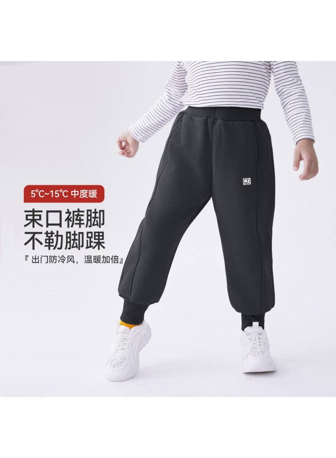 Long time companion Lightweight & Warm Tapered-leg Pants - Boys' Athletic Joggers With Windproof Loose Fit, Versatile Running Pants, High-waisted Sportswear - Image 2