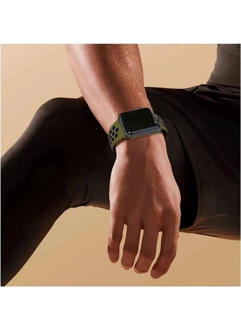 Koodmax - Apple Watch M-L 38 40 41 Compatible Nike Sport Band with Holes - Image 1