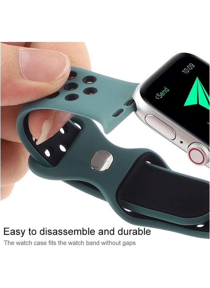 Koodmax - Apple Watch M-L 38 40 41 Compatible Nike Sport Band with Holes - Image 1