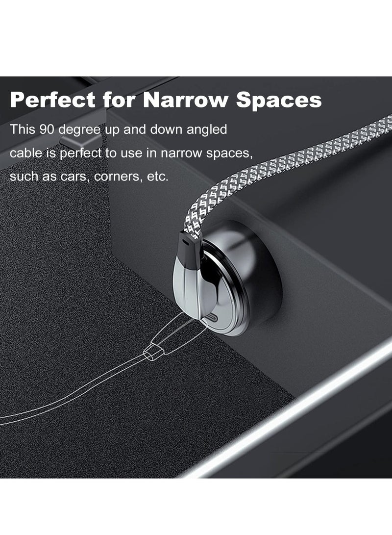 Y&D USB C Cable Samsung Fast Charging Cord Right Angle 90 Degree - Image 3