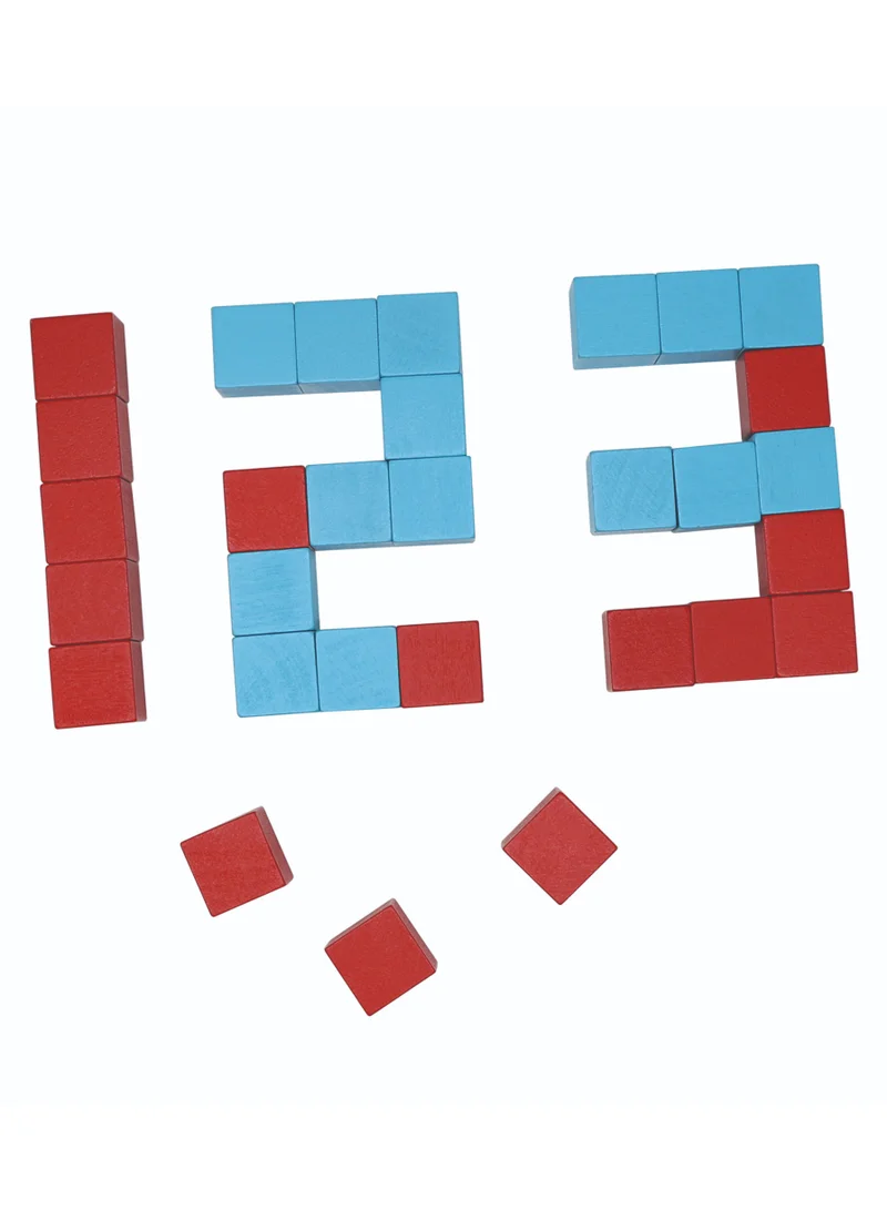 ألعاب أندرو 3D Wooden Square Blocks