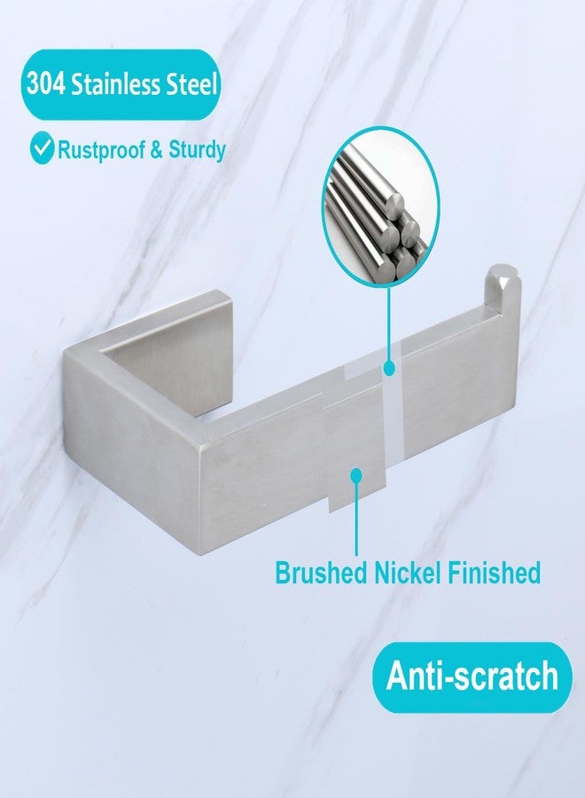 TocTen Toilet Paper Holder-Bathroom Tissue Holder Fit Big Roll Paper, Toilet Paper Roll Holder Wall Mounted Made of Thicken 304 Stainless Steel, Suitable for Bathroom, Kitchen, Office (5.9In, Brushed) - Image 4