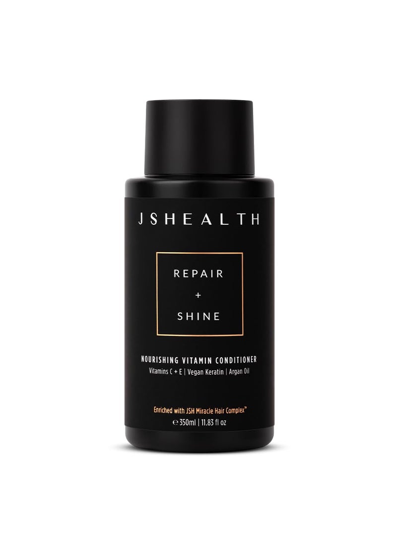 JSHealth - JSHealth Nourishing Conditioner - Vitamin-Enriched Deep Treatment for Dry, Colored Hair - With Keratin, Argan Oil, and Vitamins C & E | Sulfate-Free, Vegan, 350ml - Image 1