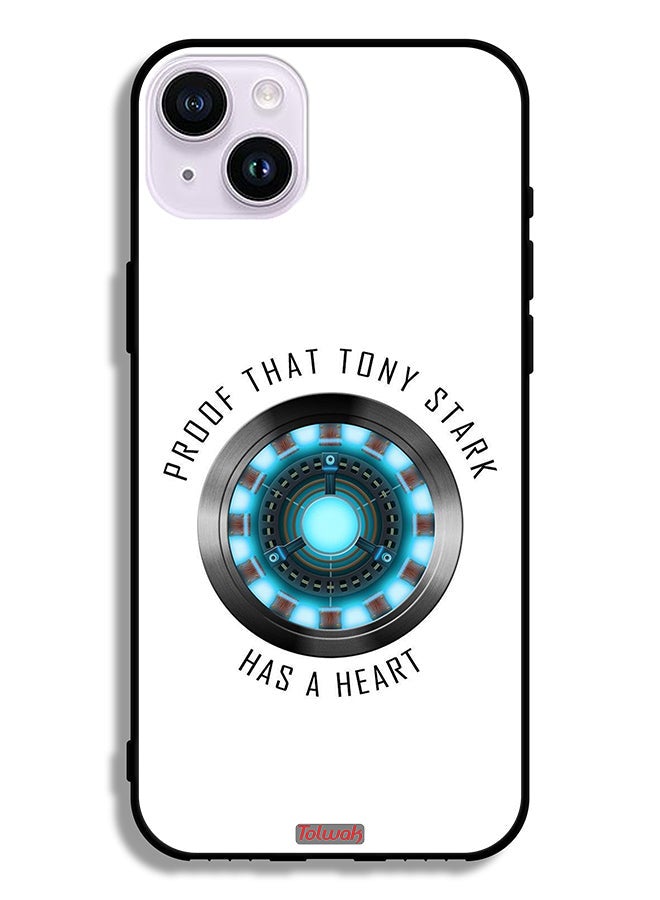 Tolwak Apple iPhone 14 Protective Case Proof That Tony Stark Has A Heart - Image 2