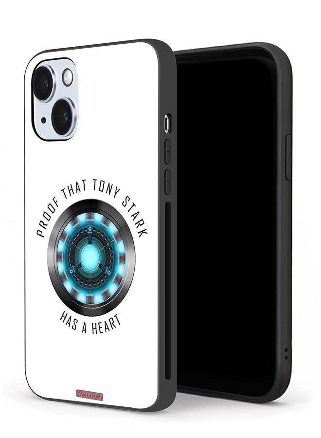 Tolwak Apple iPhone 14 Protective Case Proof That Tony Stark Has A Heart - Image 1