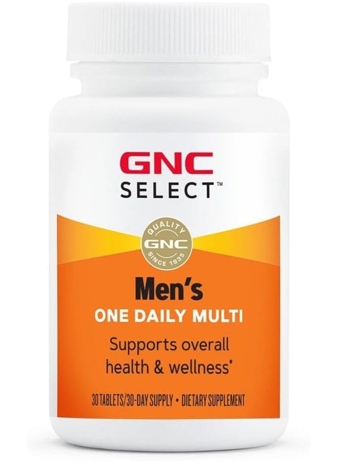 GNC Select Men'S One Daily Multivitamin 30 Tablets  - Image 1