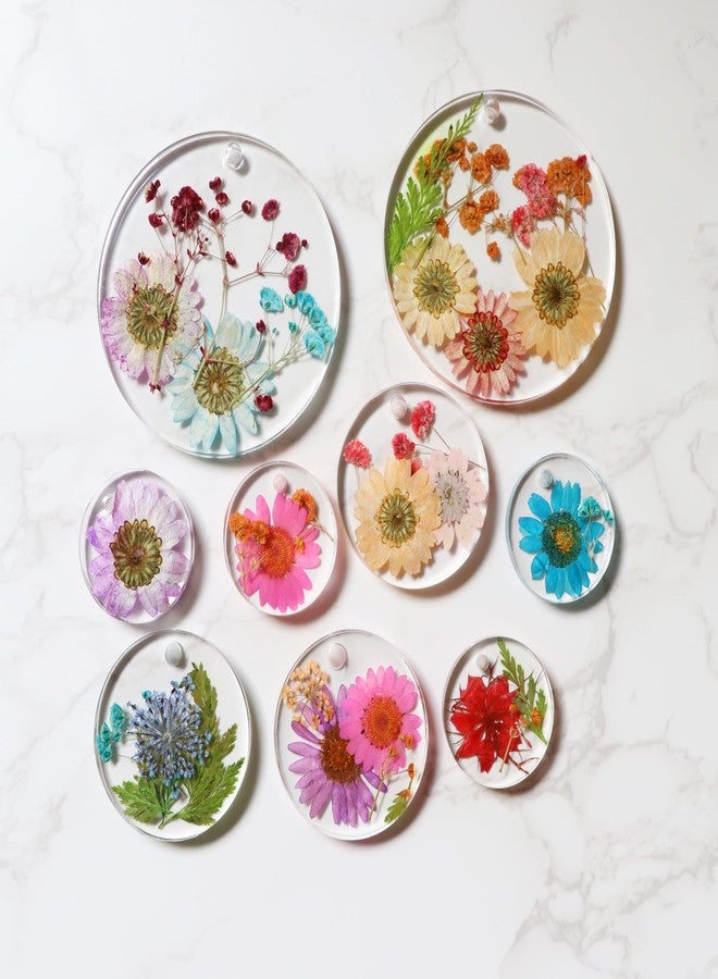 F FYJS Flat Circle Resin Molds, 3Pcs Silicone Round Earrings Pendant Resin Molds with 25 Cavities for Earrings, Keychain,Pet Tag,Jewelry Making,Epoxy Resin Art - Image 3