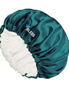 Bless Petrol Green Satin bonnet - Hair Beauty 