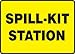 Accuform MCHL563VS Adhesive Vinyl Safety Sign, Legend"SPILL-KIT STATION", 7" Length x 10" Width x 0.004" Thickness, - Image 2