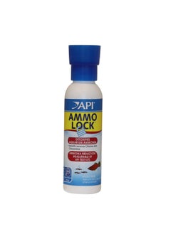 ايه بي آي زجاجة Ammo-Lock لإزالة سموم الأمونيا من أحواض المياه العذبة والمالحة، 4 أونصة، Ammo Lock، 4 أونصة  - Image 1