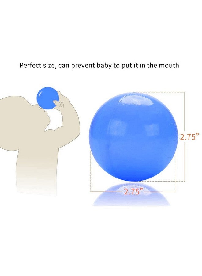 PlayMaty Ball Pit Balls 2.75Inches Pool Plastic Balls Phthalate & Bpa Free Crush Proof Stress Balls Swim Pit Fun Toy With Storage Bag For Baby Playhouse Pool Birthday Party Decoration Pack Of 50 - Image 5