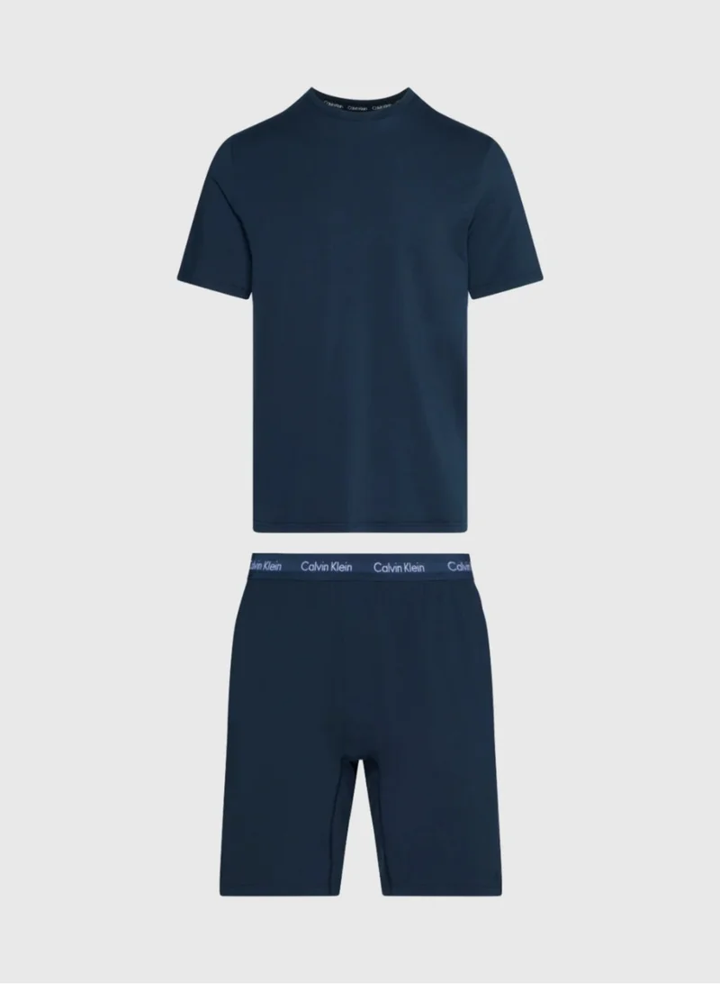 CALVIN KLEIN Crew Neck T-Shirt & Shorts Set