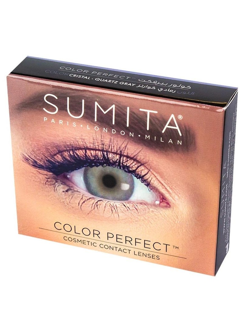 سوميتا عدسات سوميتا اللاصقة - كوارتز جراي، مريحة وذات مظهر طبيعي