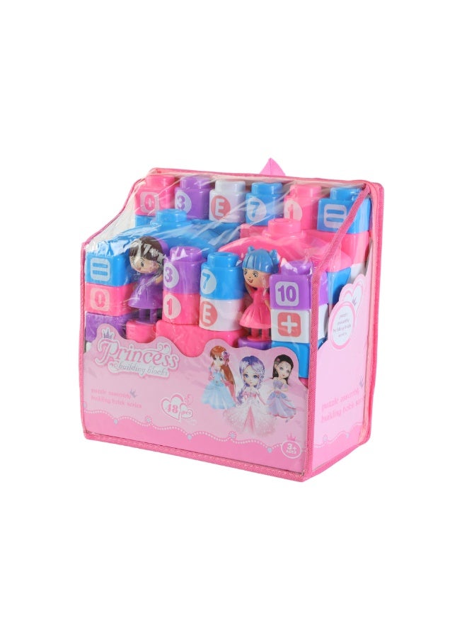 Princess Building Blocks for Kids - 58 Pieces - Image 5