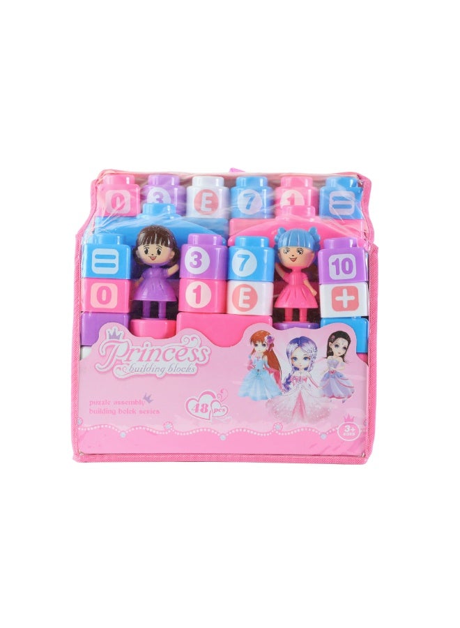 Princess Building Blocks for Kids - 58 Pieces - Image 2