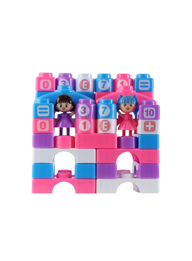 Princess Building Blocks for Kids - 58 Pieces - Image 1