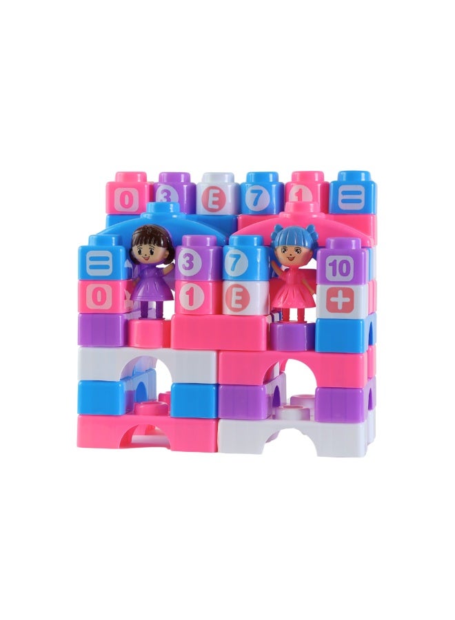 Princess Building Blocks for Kids - 58 Pieces - Image 3