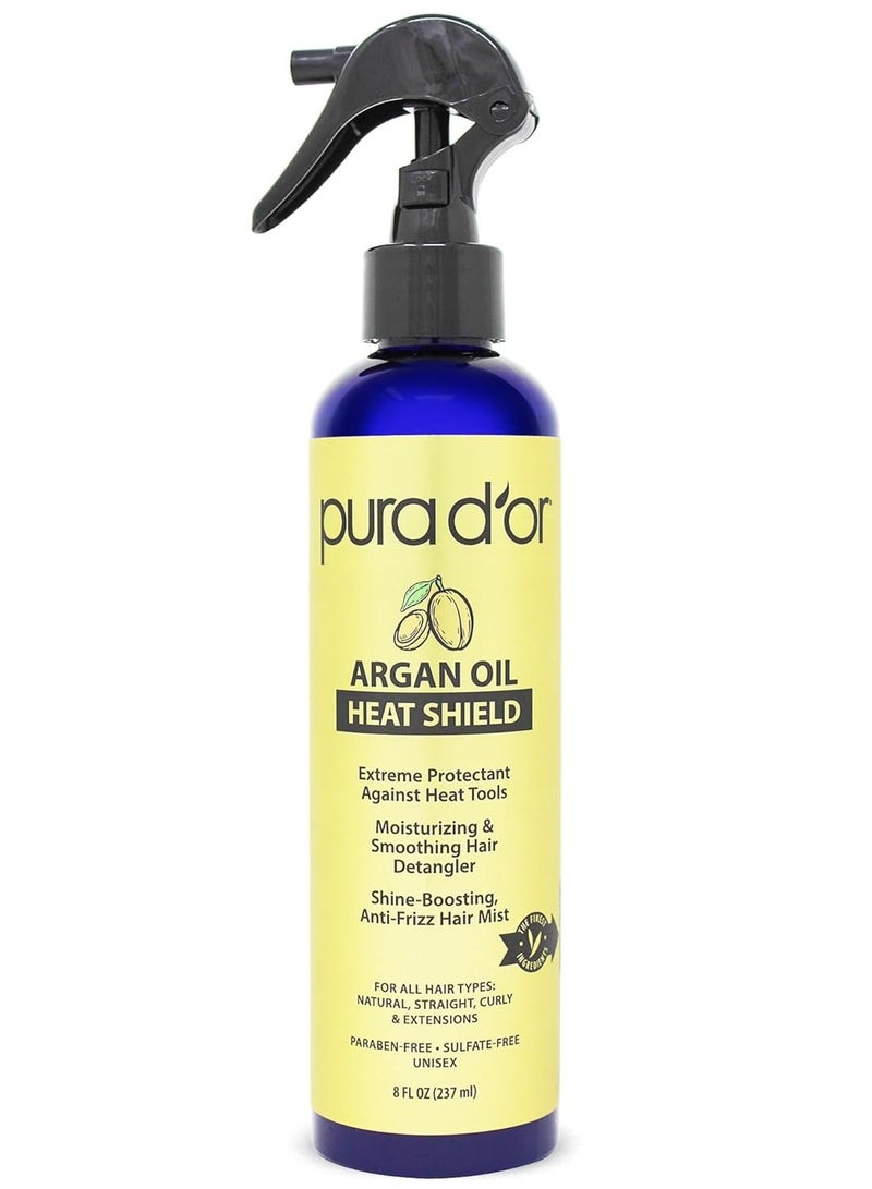 بيورا دور زيت الأرجان هيت شيلد 8 أونصة سائلة 237 مل - Image 1