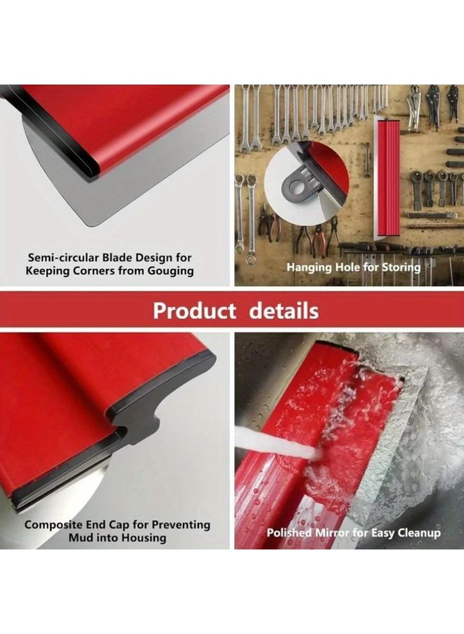 15.75 Inch Drywall Trowel Flexible Blade Spray Paint Finishing Putty Building Tool - Image 3