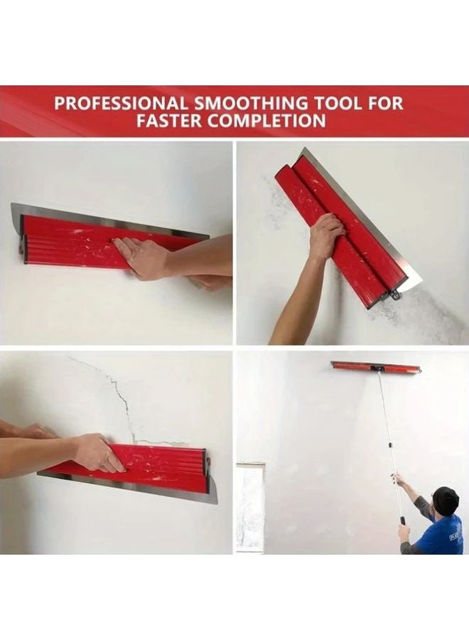 15.75 Inch Drywall Trowel Flexible Blade Spray Paint Finishing Putty Building Tool - Image 5