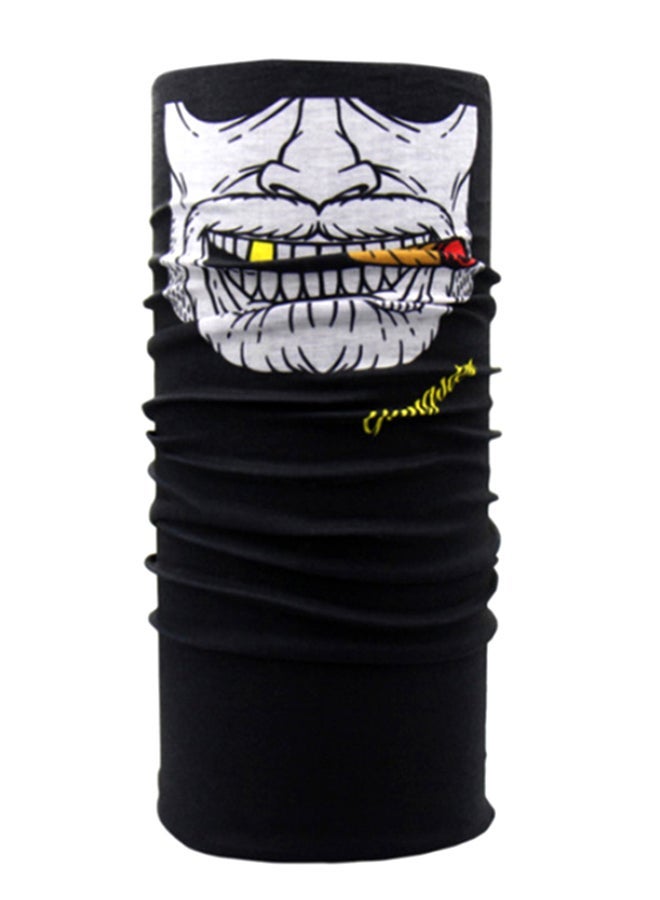 NIBEMINENT Multifunctional Headband With Face Skull Mask 