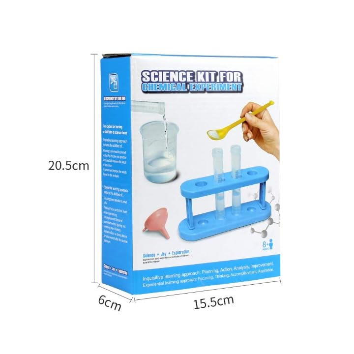 Derovan Educational Science Kit – DIY Chemical Experiment & STEM Activity Set for Kids (Ages 8+) – Includes Beaker, Test Tubes, Lab Tools & Safety Gear - Image 3