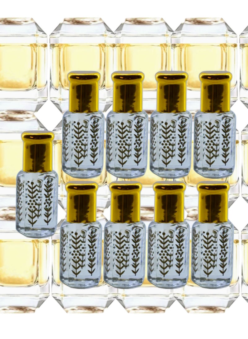 9 قطع زيت عطري باراديسو نسائي الشفاف الأصلي 6مل