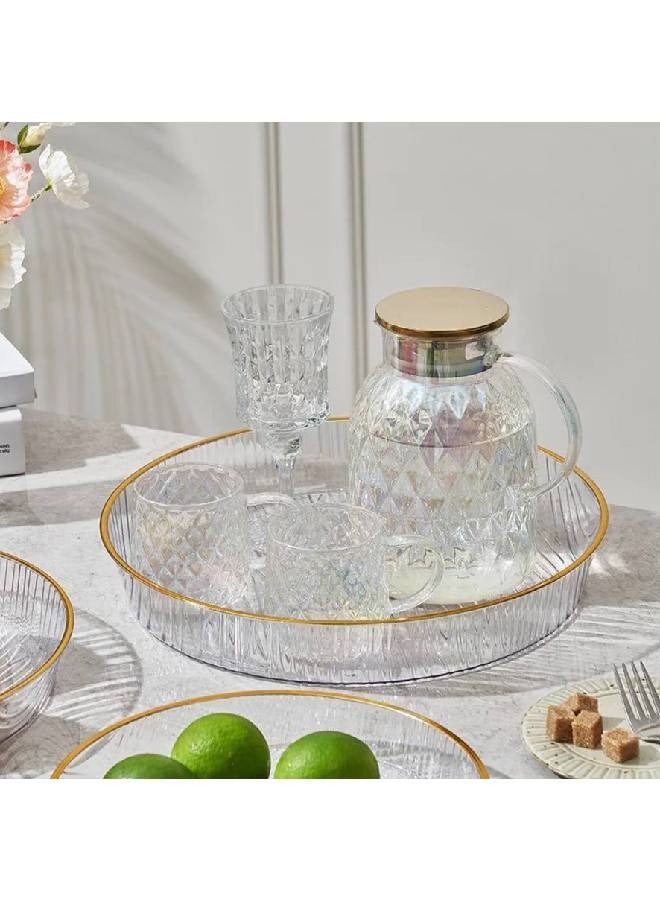 Round Multi-Purpose Acrylic Serving Tray 25*25 - Image 4