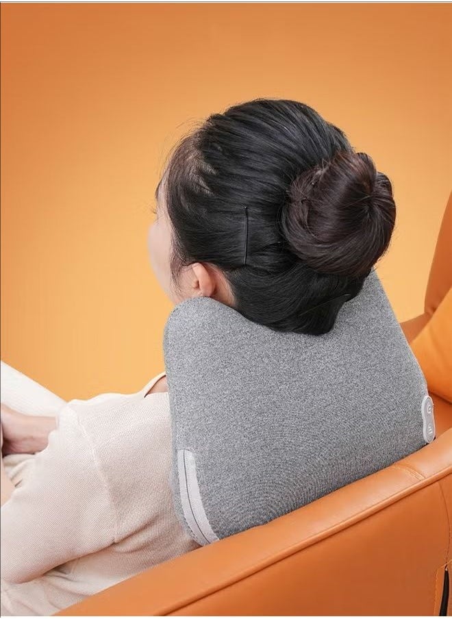 BLOOMING TIME Cervical Spine Massager, Back, Waist, Shoulder, Neck Protector, Kneading And Heating, Full-Body Multifunctional Car Massage Pillow Cushion, Car Massage Pillow Cushion-British Standard Plug-In Model  - Image 3
