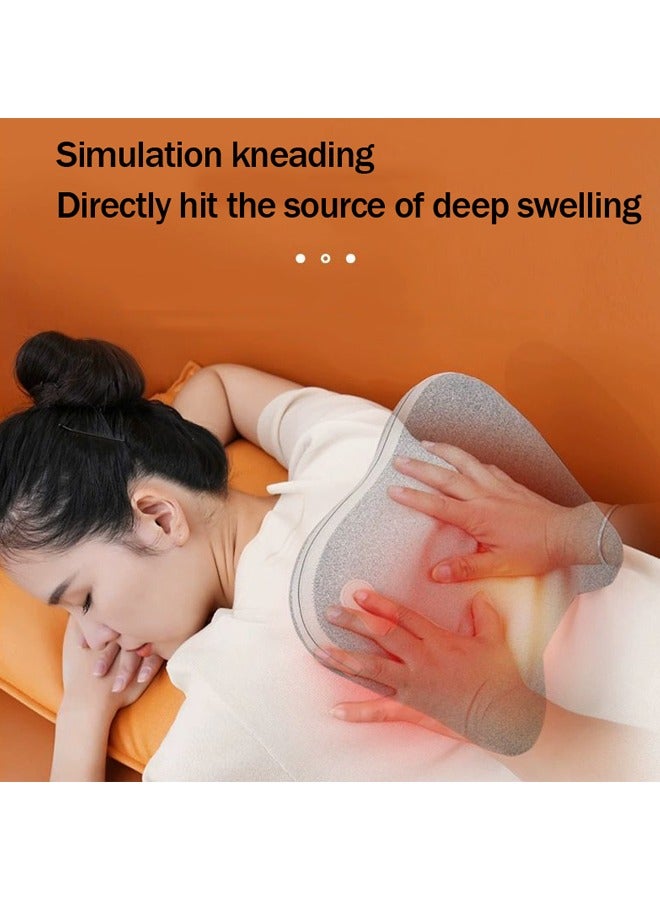 بلومنغ تايم مدلك العمود الفقري العنقي ، الظهر ، الخصر ، الكتف ، واقي الرقبة ، العجن والتدفئة ، وسادة تدليك السيارة متعددة الوظائف لكامل الجسم ، وسادة تدليك السيارة-نموذج المكونات القياسية البريطانية - Image 2