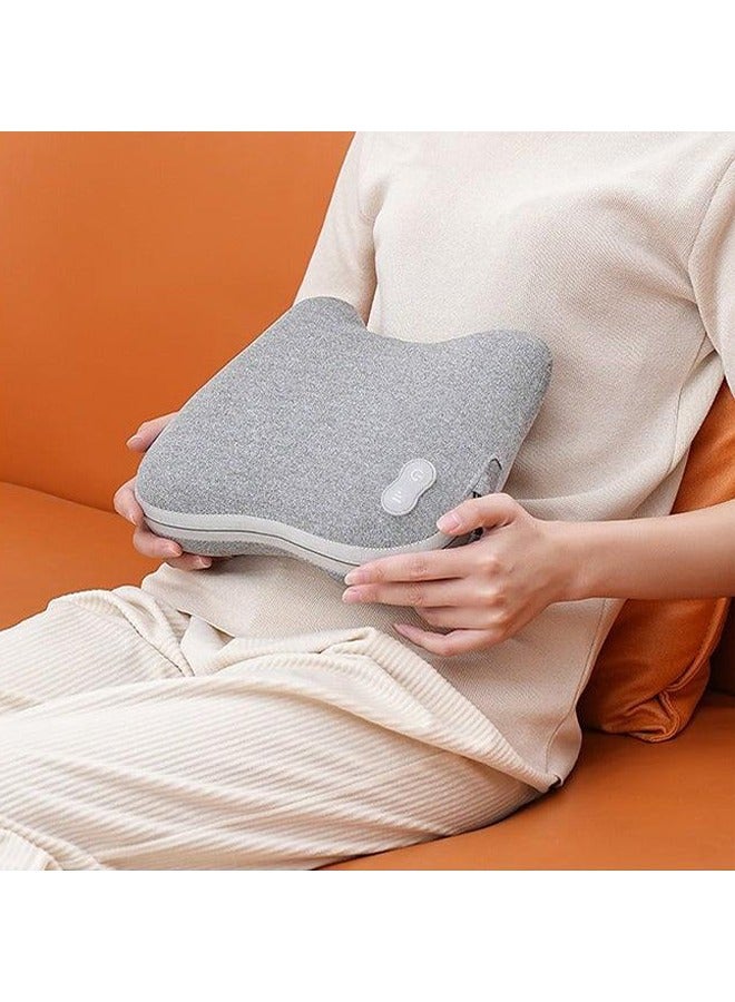 بلومنغ تايم مدلك العمود الفقري العنقي ، الظهر ، الخصر ، الكتف ، واقي الرقبة ، العجن والتدفئة ، وسادة تدليك السيارة متعددة الوظائف لكامل الجسم ، وسادة تدليك السيارة-نموذج المكونات القياسية البريطانية - Image 4