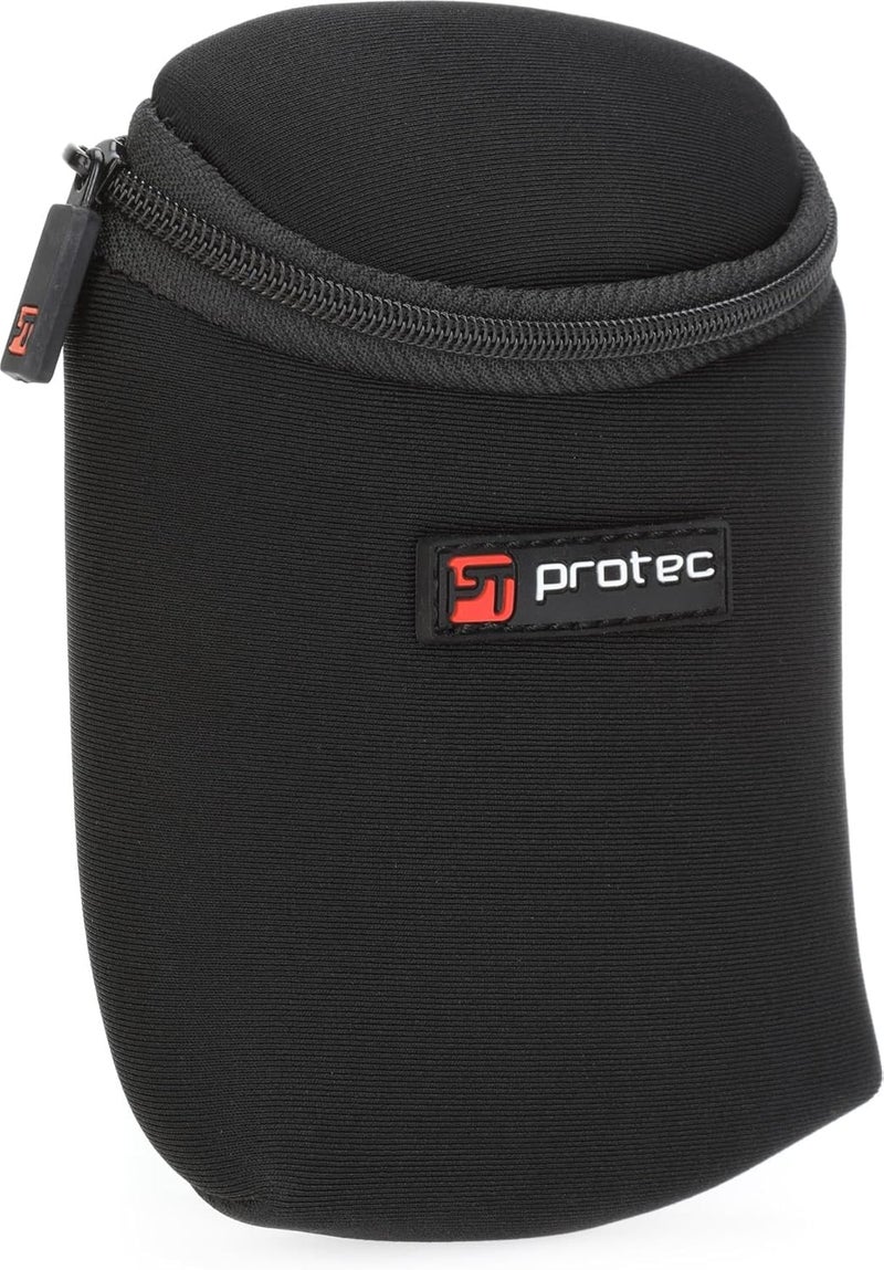 Trumpet/Small Brass Multiple (3-Piece) Neoprene Mouthpiece Pouch with Zipper Closure - Black, Model N219