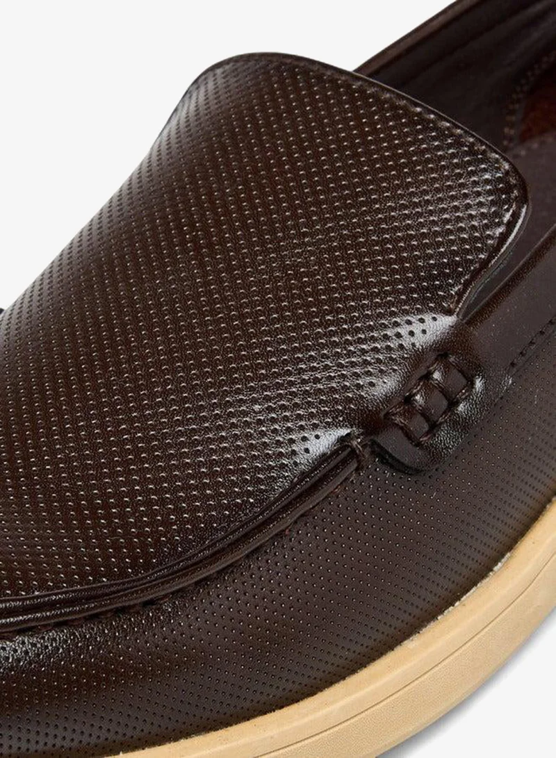 LBL By Shoexpress  Textured Slip-On Loafers for Men | Best Price UAE