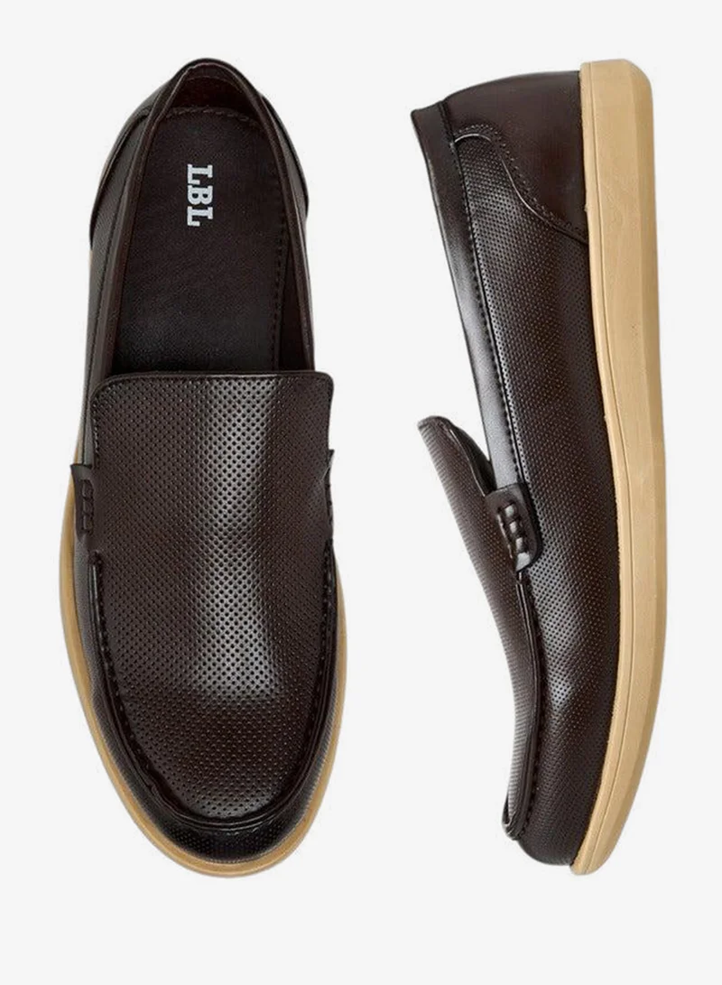 LBL By Shoexpress  Textured Slip-On Loafers for Men | Best Price UAE